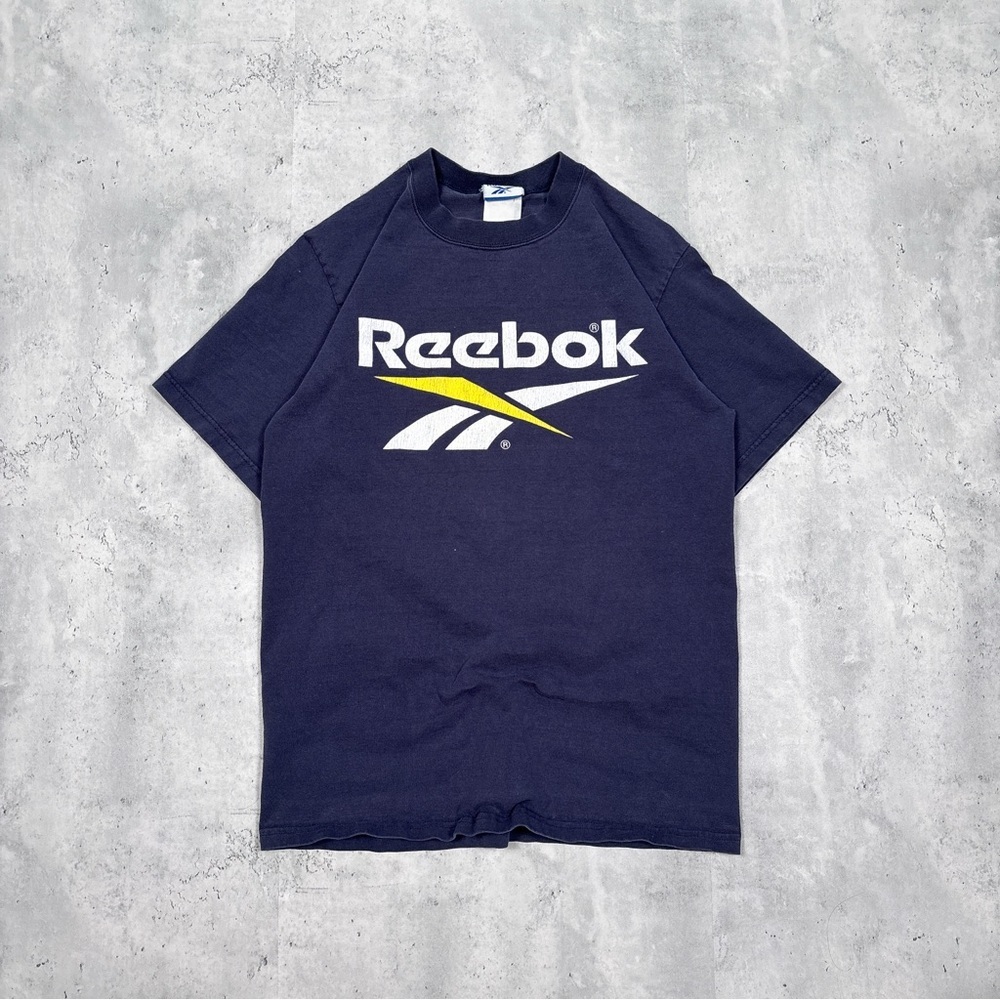 Vintage 90s Reebok graphic logo tee, made in USA 🇺🇸
